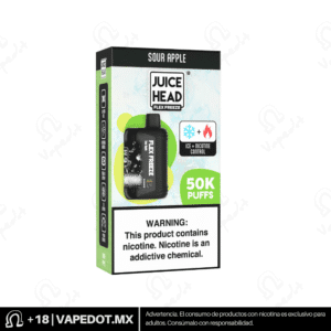 Juice Head Flex Freeze: Sour Apple 50,000 Puff