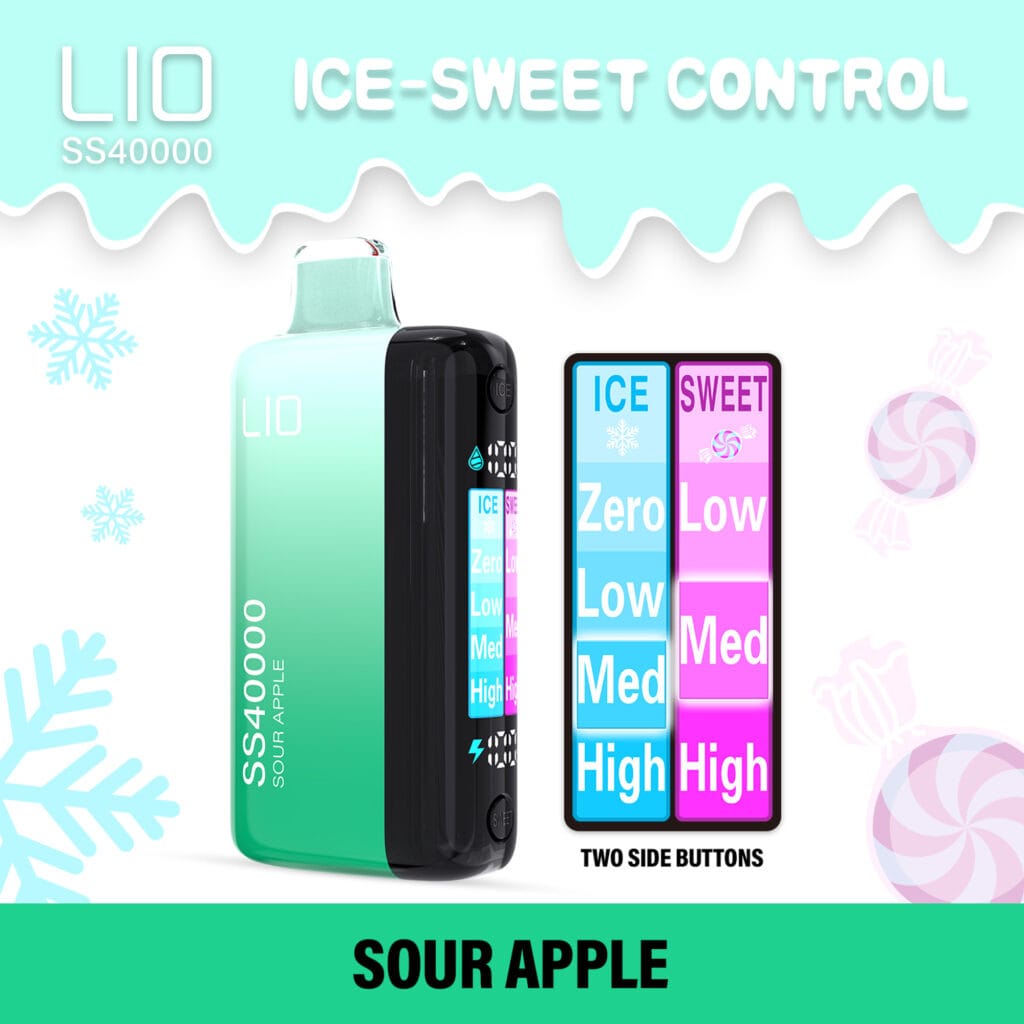 iJoy Lio SS40000 Sour Apple 40,000 Puff