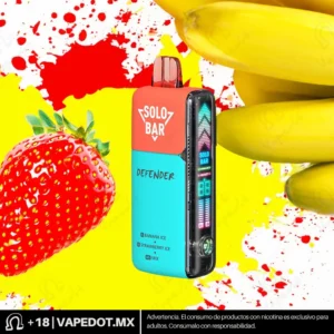 Solo Bar Defender: Banana Ice + Strawberry Ice 40,000 Puff
