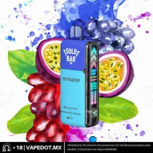 Solo Bar Defender: Passion Fruit + Strawberry Banana 40,000 Puff
