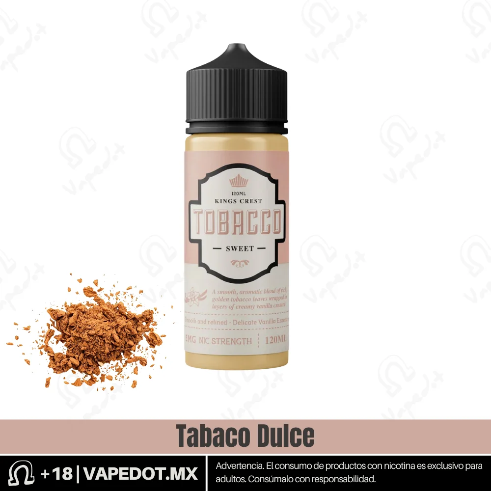 King Crest Tobacco: Sweet 3mg 120ml