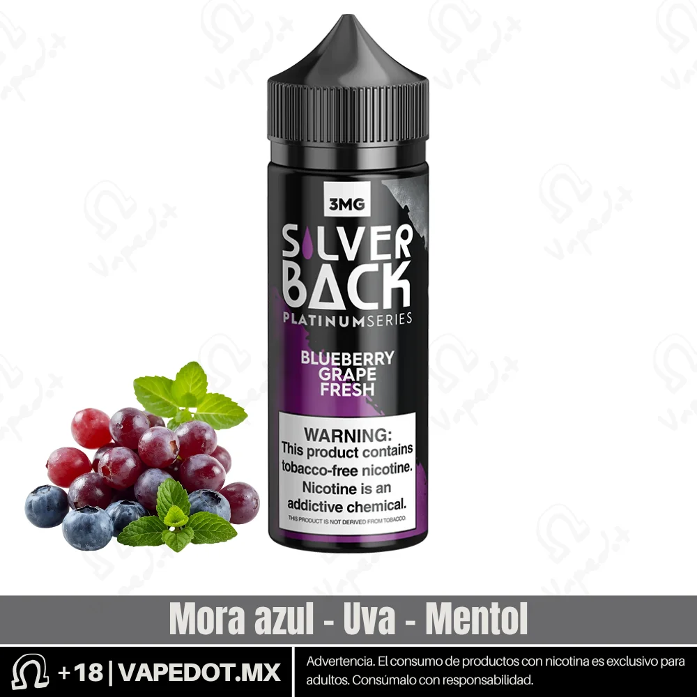 Silver Back Platinum Series: Cody 3mg 120ml