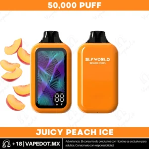 Elfworld BK50000: Juicy Peach Ice 50,000 Puff