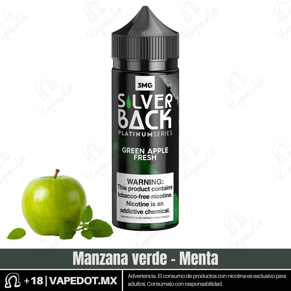 Silver Back Platinum Series: Paco 3mg 120ml